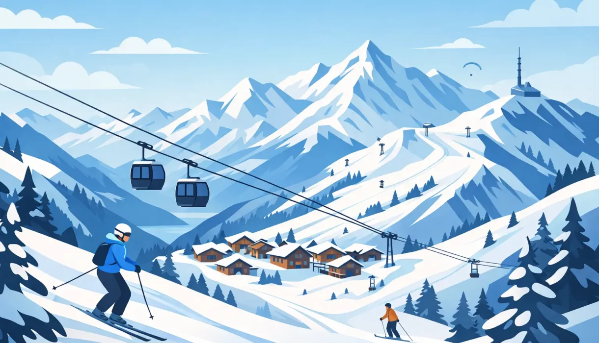 A Guide to the 4 Vallees Ski Area