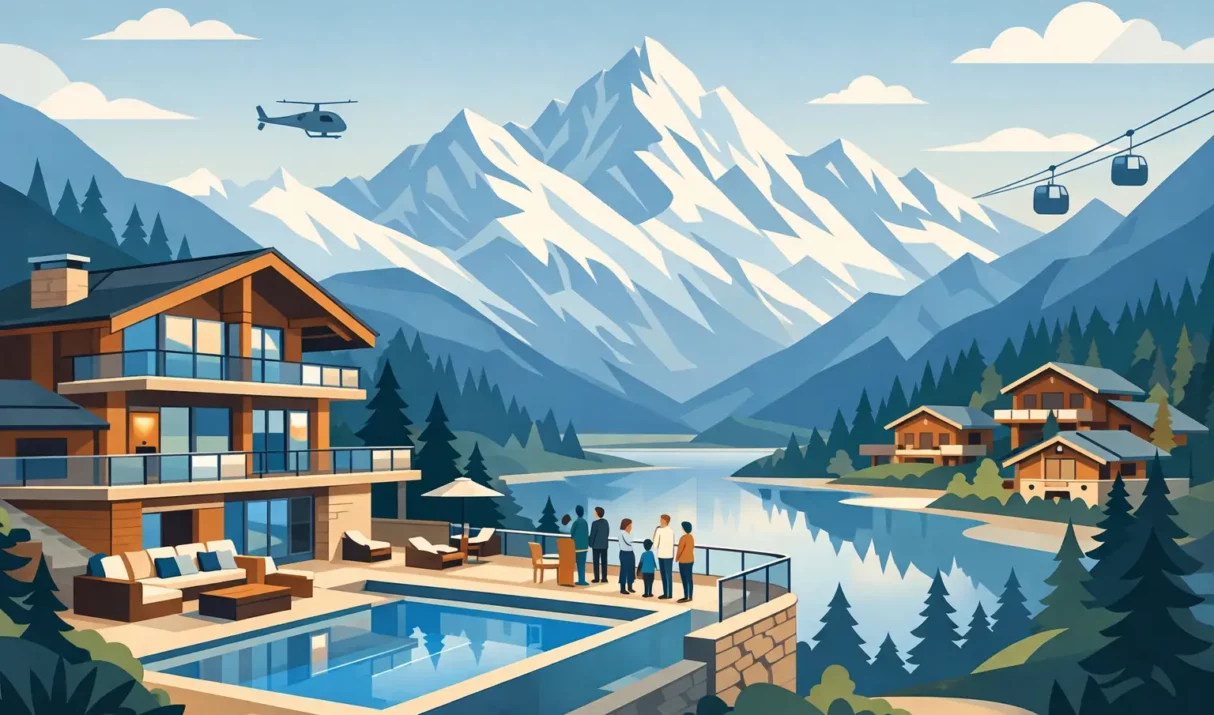 Luxury Group Accommodation in the Swiss Alps