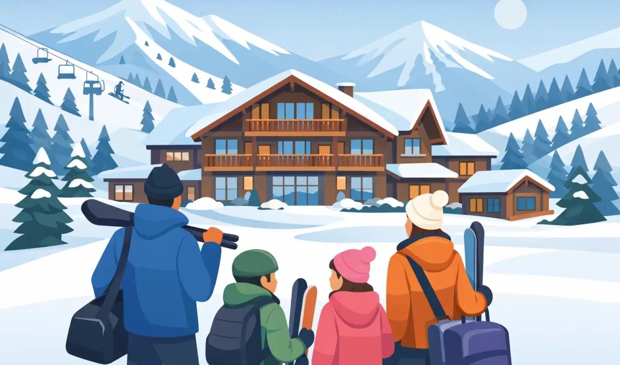 How to Find Family Ski Lodging That Fits Everyone